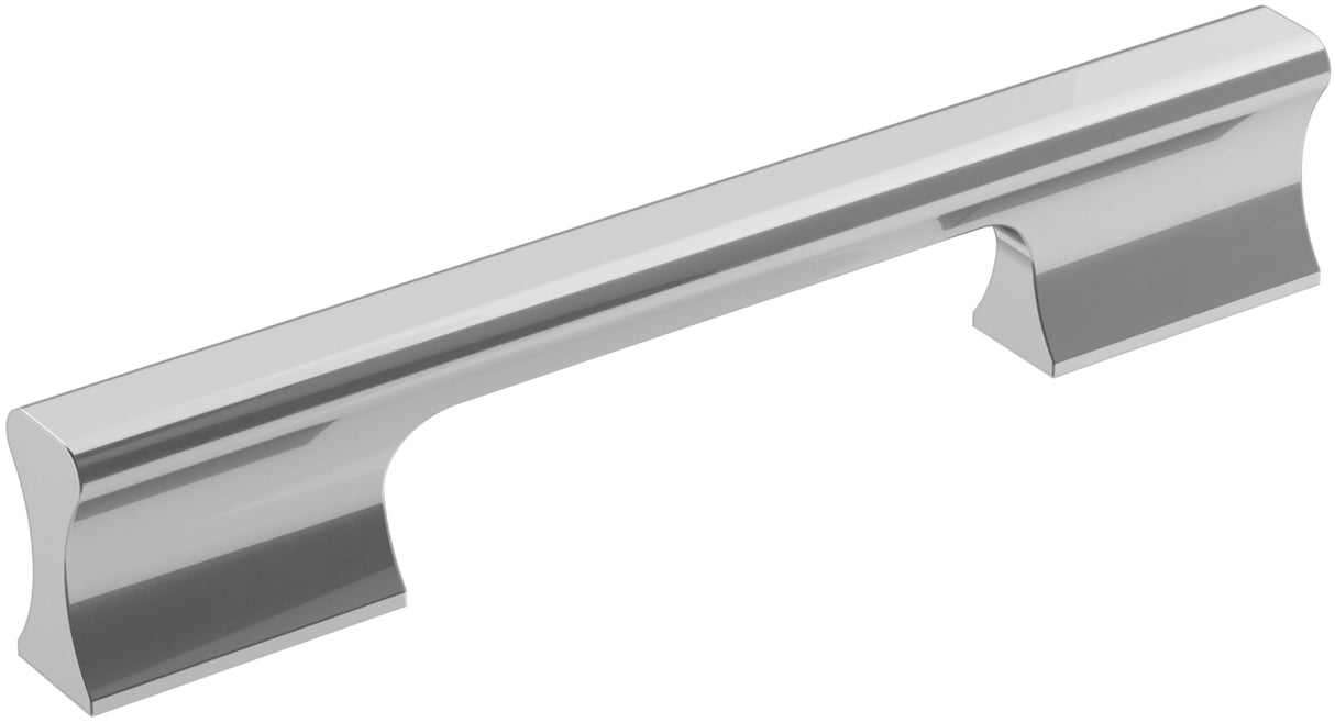 Amerock Cabinet Pull Polished Chrome 5-1/16 inch (128 mm) Center-to-Center Status 1 Pack Drawer Pull Cabinet Handle Cabinet Hardware