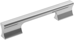 Amerock Cabinet Pull Polished Chrome 5-1/16 inch (128 mm) Center-to-Center Status 1 Pack Drawer Pull Cabinet Handle Cabinet Hardware