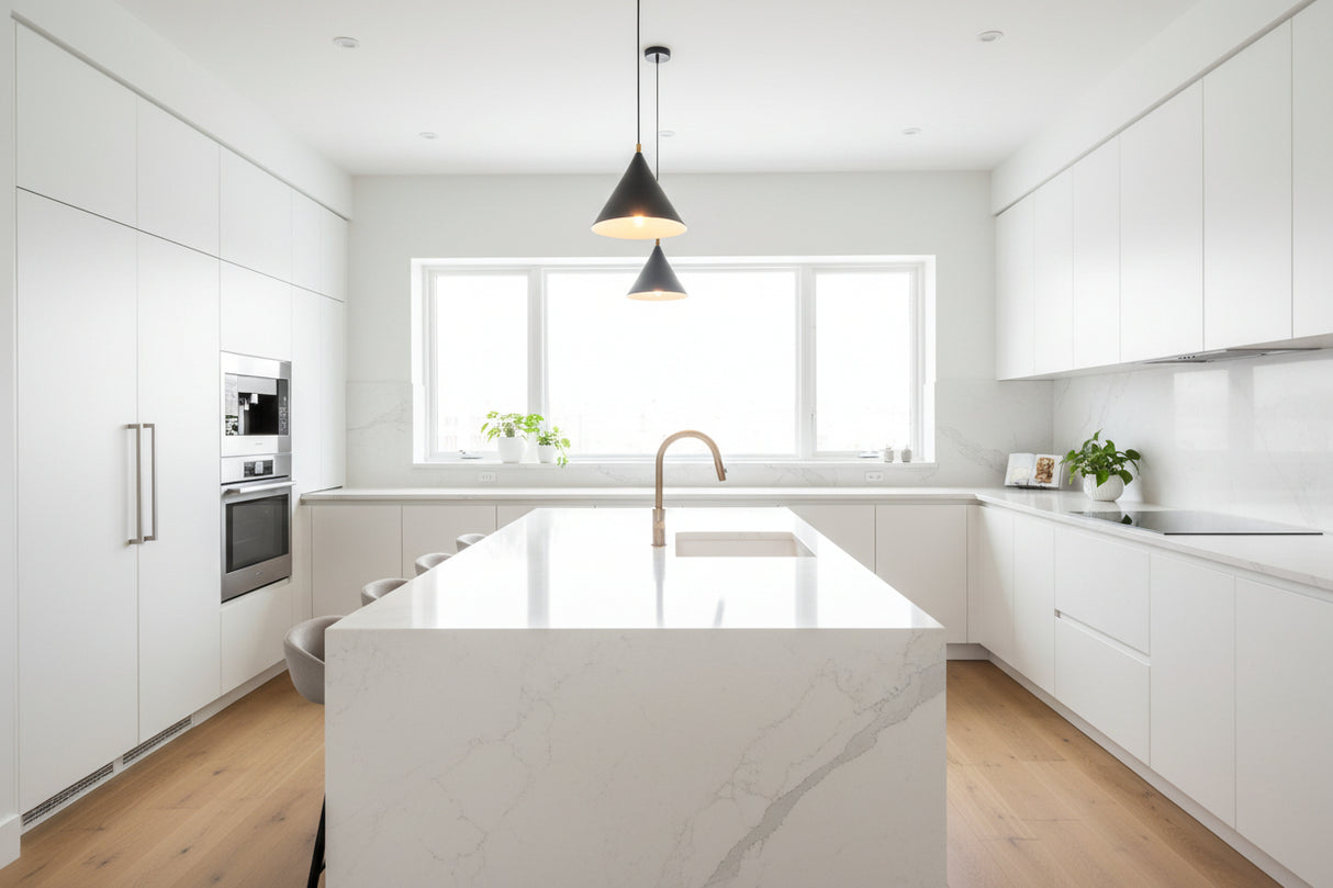 Presidential White Quartz Countertop – Summit Stone™
