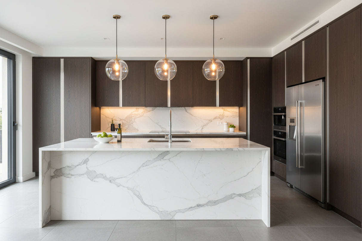 Presidential White Quartz Countertop – Summit Stone™