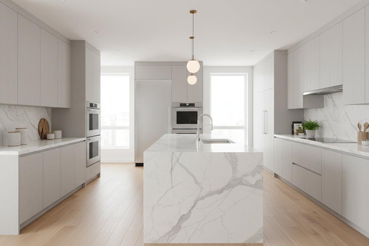 Presidential White Quartz Countertop – Summit Stone™