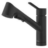 Pfirst Modern 1-Handle Pull-Out Kitchen Faucet in Spot Defense Matte Black