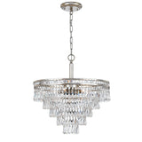 Mercer 7 Light Hand Cut Crystal English Bronze Chandelier 5264-EB-CL-MWP