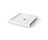 MAAX 106785-000-004-000 SPL 3838 AcrylX Alcove Shower Base with Center Drain in Bone