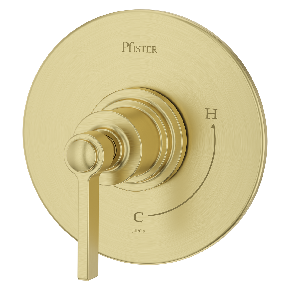 Winter Park Shower Flange Only Trim in Brushed Gold