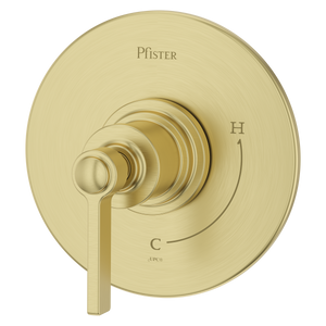 Winter Park Shower Flange Only Trim in Brushed Gold