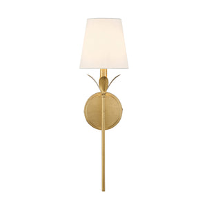 Broche 1 Light Antique Gold Sconce 531-GA