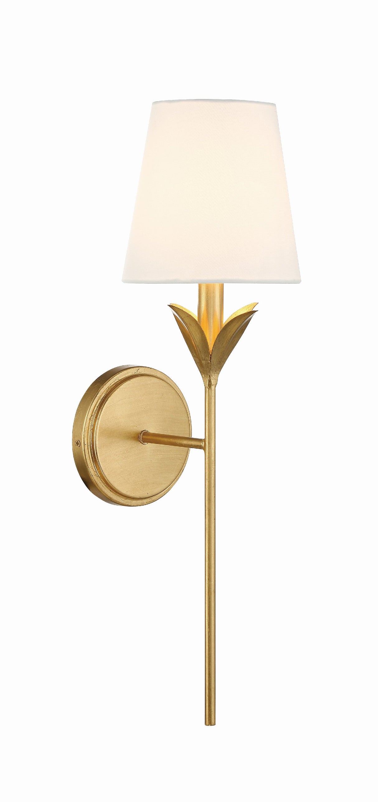 Broche 1 Light Antique Gold Sconce 531-GA