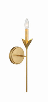 Broche 1 Light Antique Gold Sconce 531-GA