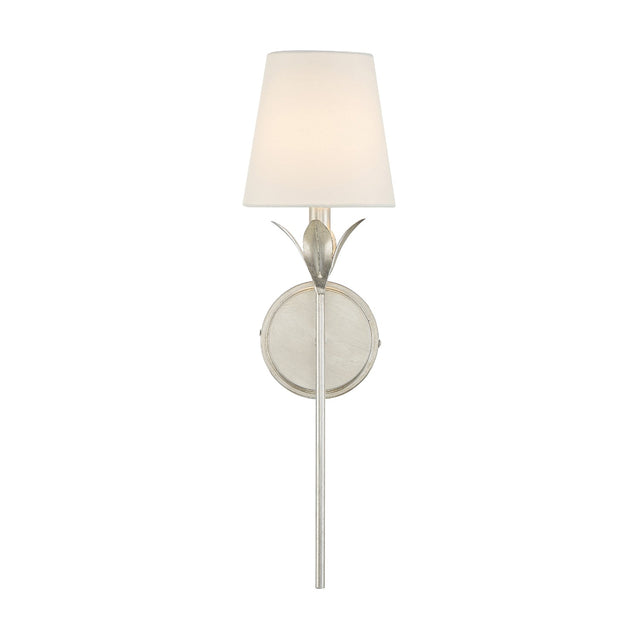 Broche 1 Light Antique Silver Sconce 531-SA