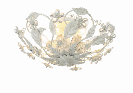 Paris Market 6 Light Antique White Semi Flush Mount 5316-AW