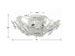 Paris Market 6 Light Antique White Semi Flush Mount 5316-AW