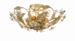 Paris Market 6 Light Antique White Semi Flush Mount 5316-AW