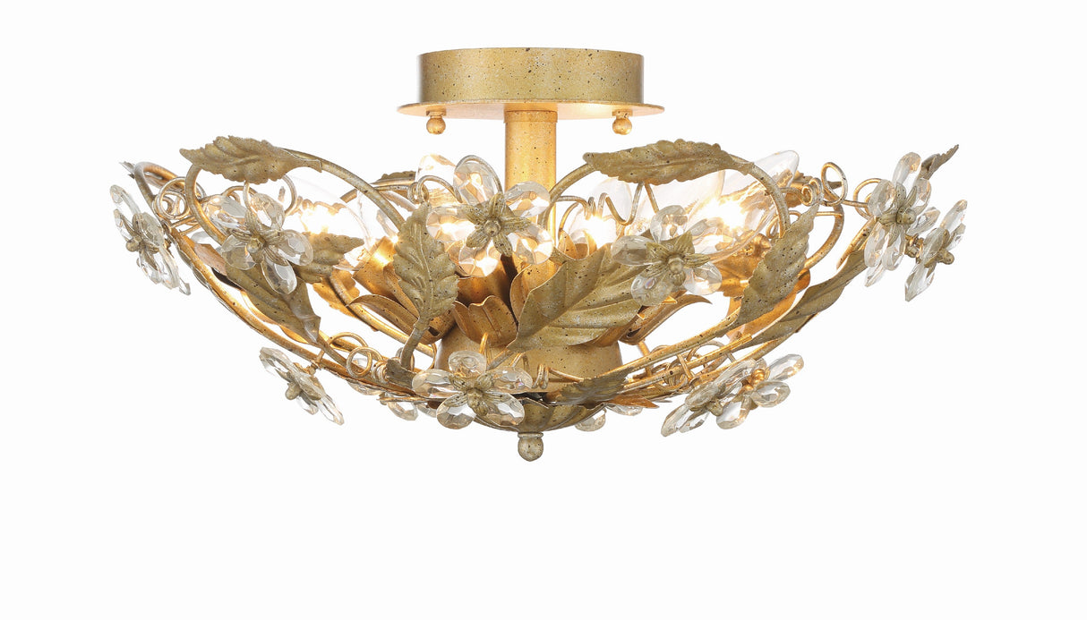 Paris Market 6 Light Antique White Semi Flush Mount 5316-AW