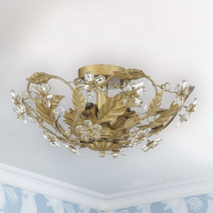 Paris Market 6 Light Antique White Semi Flush Mount 5316-AW