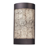 Elk 533-2AP-WHC DIAMANTE COLLECTION 2-LIGHT WALL SCONCE in AN ANTIQUE PEWTER FINISH with WHITE C