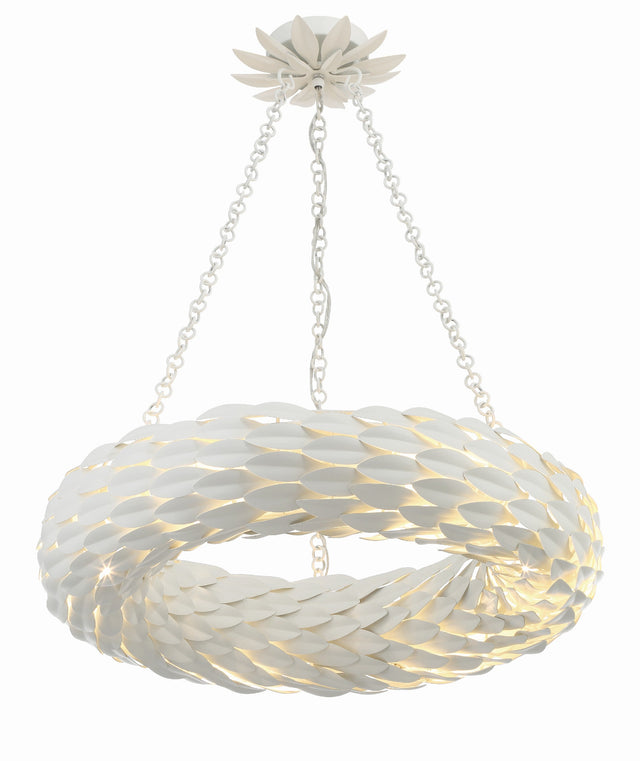 Broche 6 Light Antique Gold Chandelier 536-GA
