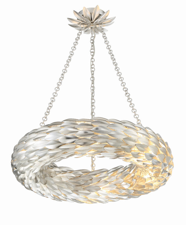 Broche 6 Light Antique Gold Chandelier 536-GA