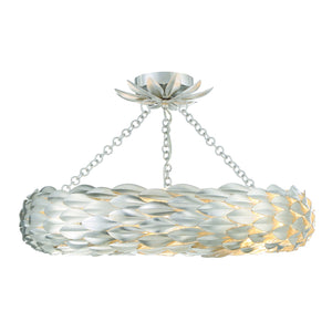 Broche 6 Light Antique Gold Semi Flush Mount 536-GA_CEILING