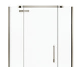 MAAX 139320-900-305-000 Davana Neo-angle 40 x 40 x 75 in. 8mm Pivot Shower Door for Corner Installation with Clear glass in Brushed Nickel