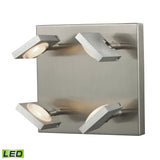 Elk 54013/4 Reilly 6'' High 4-Light Sconce - Brushed Aluminum