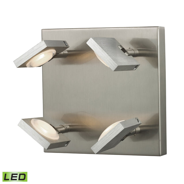 Elk 54013/4 Reilly 6'' High 4-Light Sconce - Brushed Aluminum