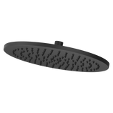 Modern Round 12 in. Raincan Showerhead in Matte Black