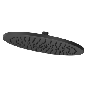 Modern Round 12 in. Raincan Showerhead in Matte Black