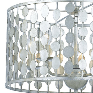 Layla 5 Light Antique Gold Chandelier 545-GA