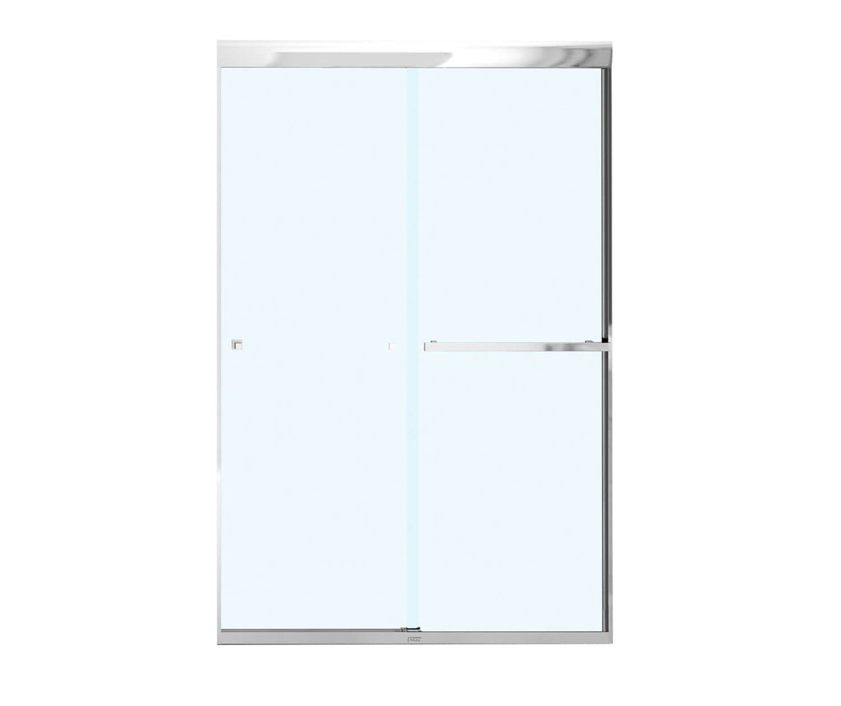 MAAX 135674-900-084-000 Aura SC 43-47 in. x 71 in. 8 mm Bypass Shower Door for Alcove Installation with Clear glass in Chrome