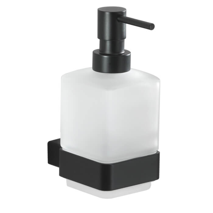 Soap Dispenser, Wall Mounted, Frosted Glass