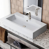 Voltaire Wide Rectangle Vessel Sink