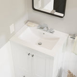 Ceramic Vanity Top 24 with Three Faucet Holes