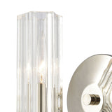 Elk 55070/1 Aspire 10'' High 1-Light Sconce - Black Nickel with Ribbed Crystal