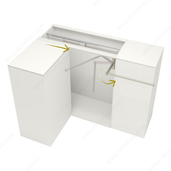 Richelieu WEBKIT1243965 Smart Corner Closet System Kit