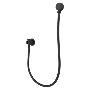 Modern Round 3-Piece Handheld Shower Kit with 60 in. Hose in Matte Black