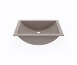 Swanstone UC-1913 13 x 19 Swanstone Undermount Single Bowl Sink in Clay UC01913.212