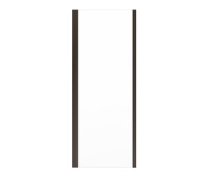 MAAX 135328-900-173-000 Uptown Return Panel for 36 in. Base with Clear glass in Dark Bronze