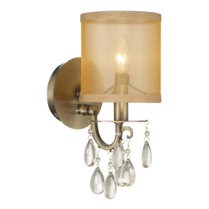 Hampton 1 Light Antique Brass Sconce 5621-AB