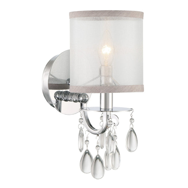 Hampton 1 Light Antique Brass Sconce 5621-AB