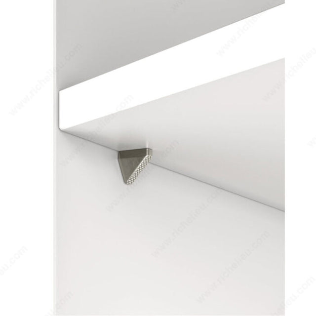 Richelieu BP65Z180 Triangle Shelf Support, Nickel