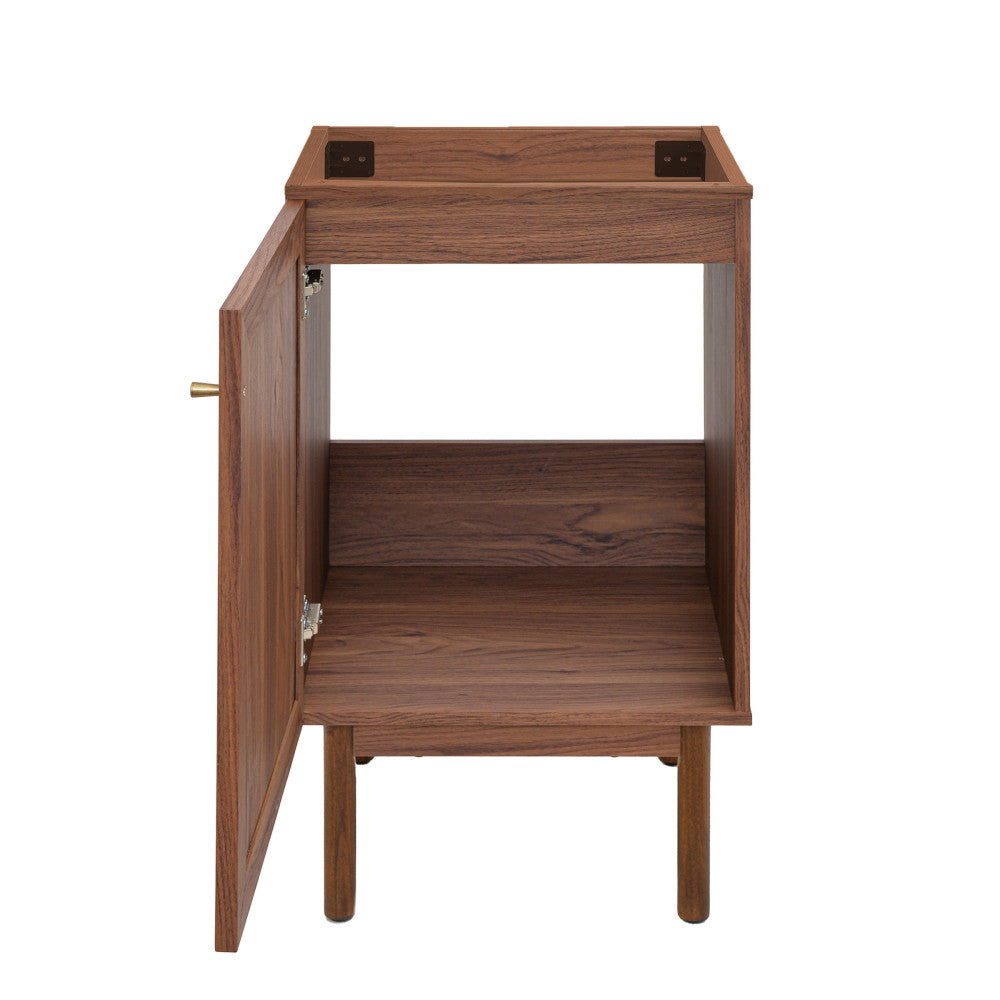 Classe 18" Bathroom Vanity in Dark Walnut Cabinet Only