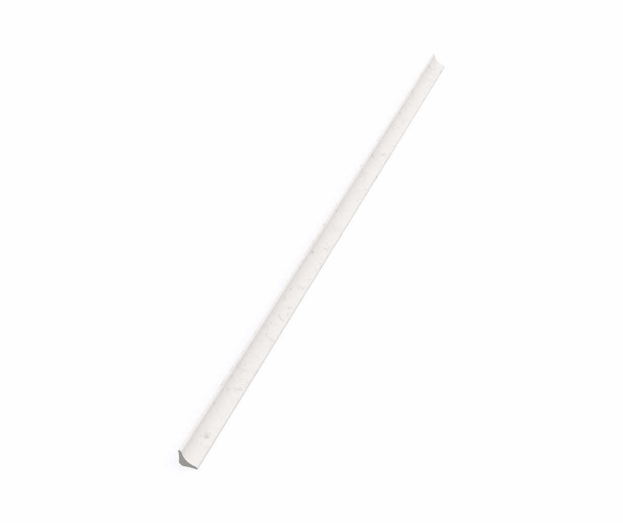 Swanstone CM-2072 1/2" x 1-1/4" x 72" Corner Molding in Carrara CM00072.221