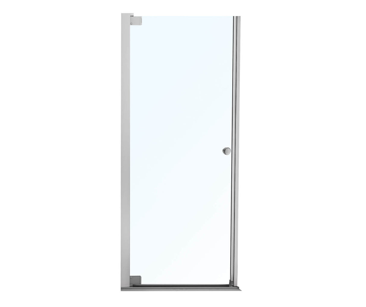 MAAX 105417-900-084-000 Madono 31 ½-33 ½ x 67 in. 6 mm Pivot Shower Door for Alcove Installation with Clear glass in Chrome