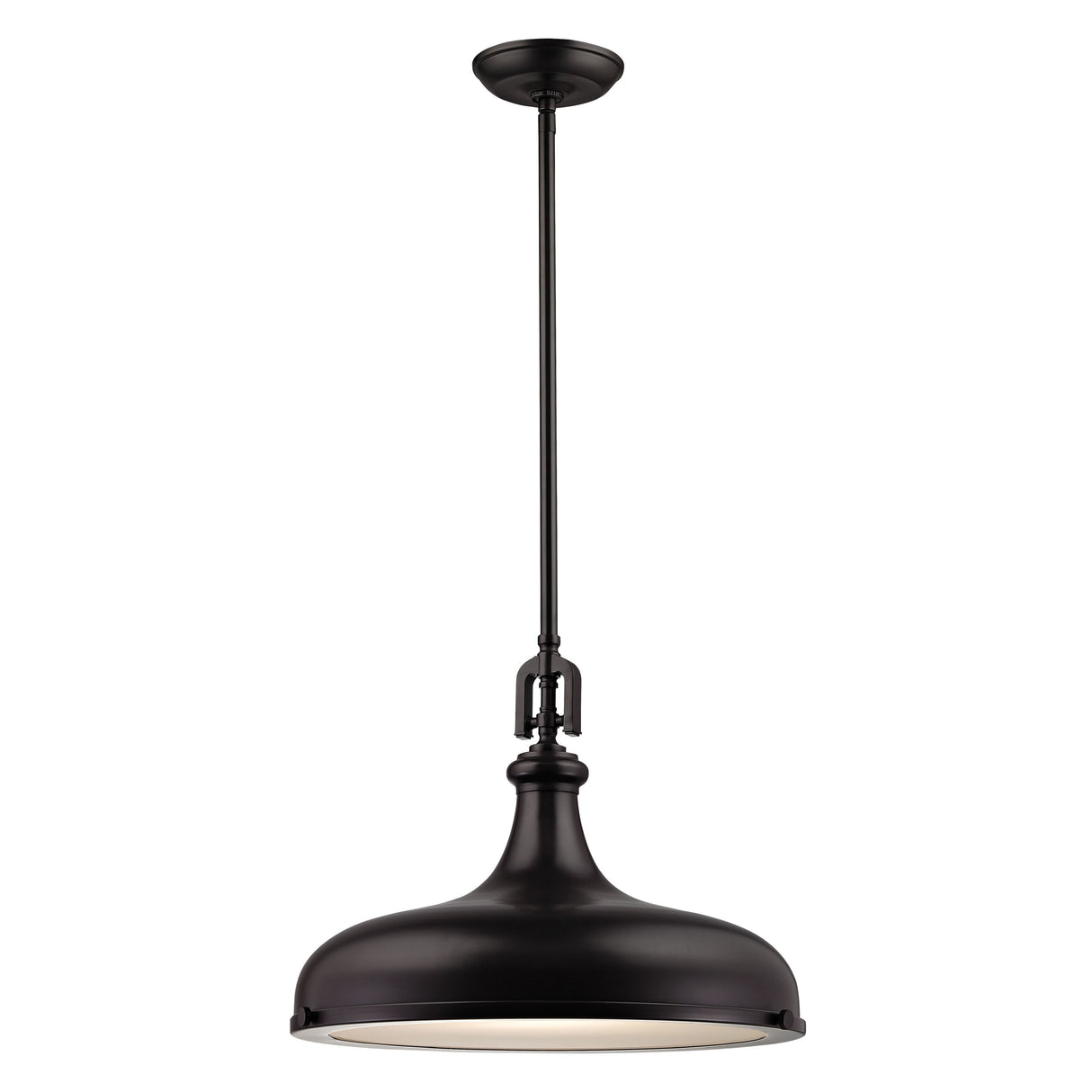 Elk 57062/1 Rutherford 18'' Wide 1-Light Pendant - Oil Rubbed Bronze