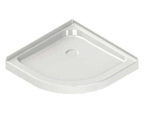 MAAX 101426-000-001-000 Neo-Round Base 32 3 in. 32 x 32 Acrylic Corner Left or Right Shower Base with Corner Drain in White