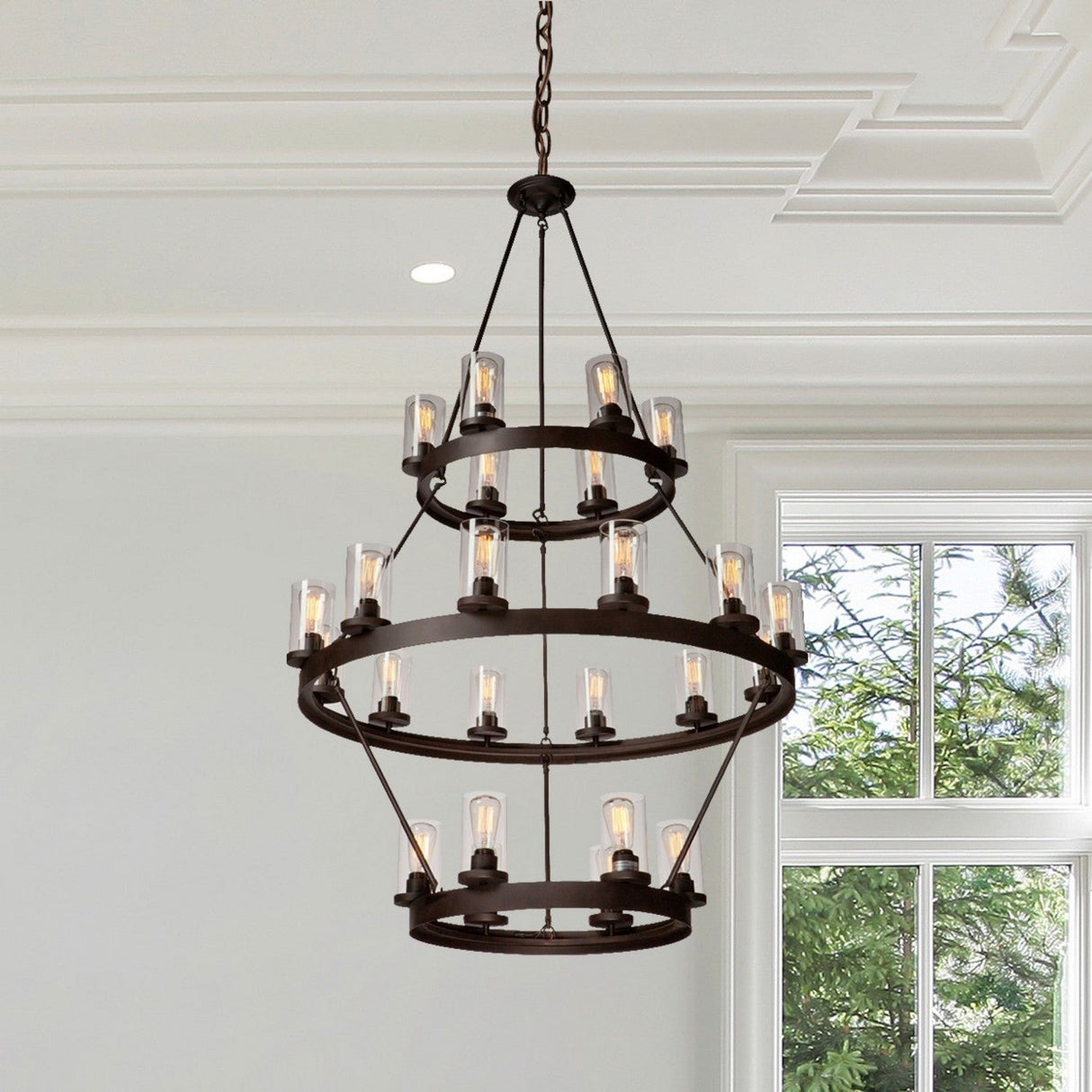Menlo Park 3-Tier Chandelier