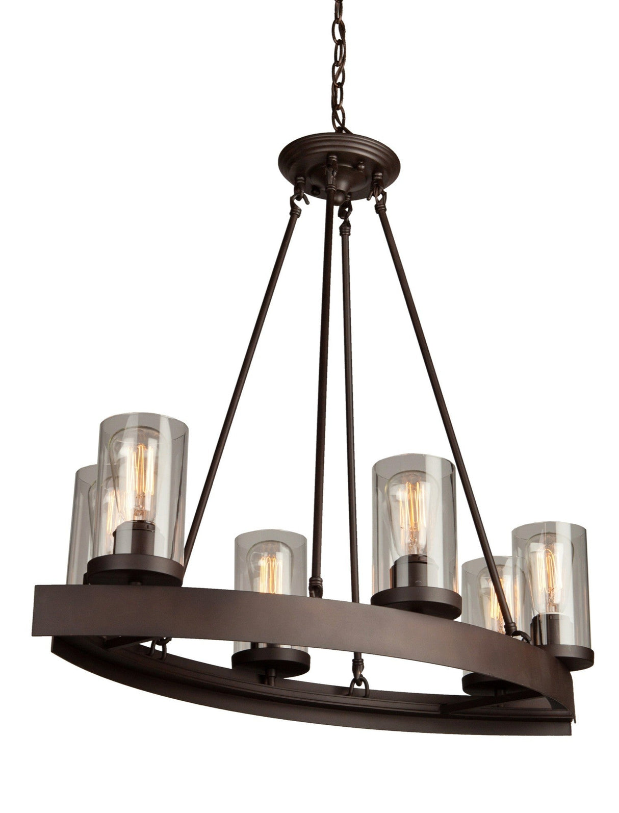Menlo Park Oval Chandelier