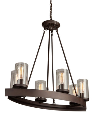 Menlo Park Oval Chandelier