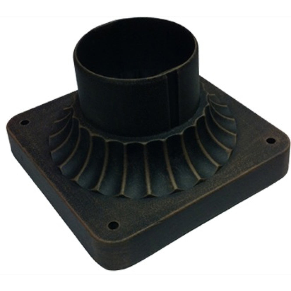 Classico Cement Post Base - Black